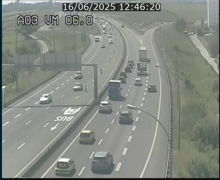 Traffic live webcam Luxembourg Aire de Berchem - A3 - BK 6 - direction France