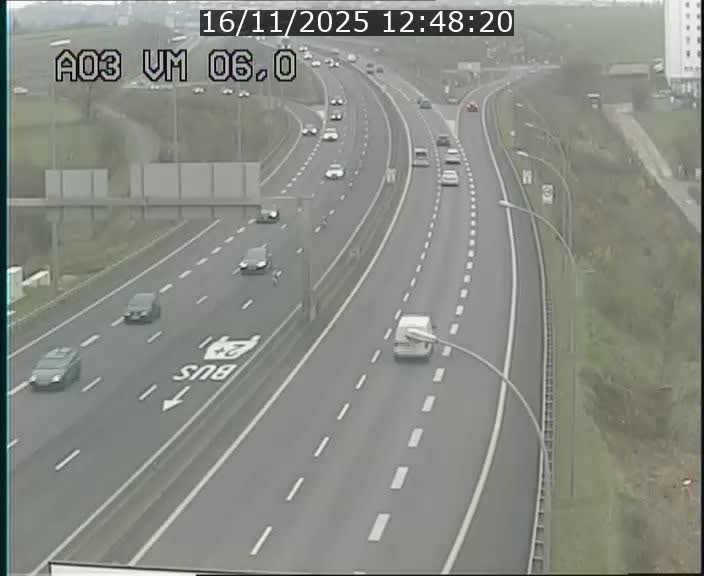 <h2>Traffic live webcam Luxembourg Aire de Berchem - A3 - BK 6 - direction France</h2>