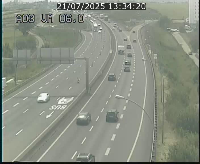 <h2>Traffic live webcam Luxembourg Aire de Berchem - A3 - BK 6 - direction France</h2>