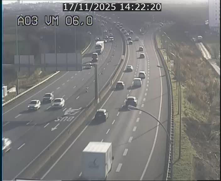 <h2>Traffic live webcam Luxembourg Aire de Berchem - A3 - BK 6 - direction France</h2>