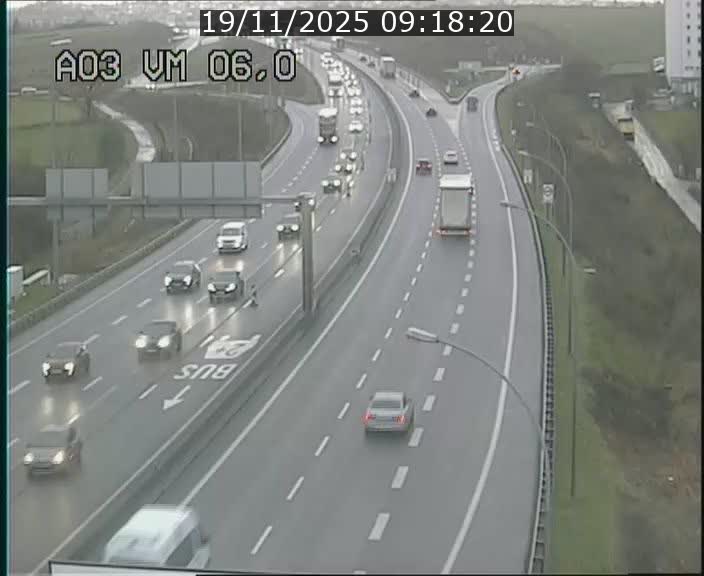 Traffic live webcam Luxembourg Aire de Berchem - A3 - BK 6 - direction France