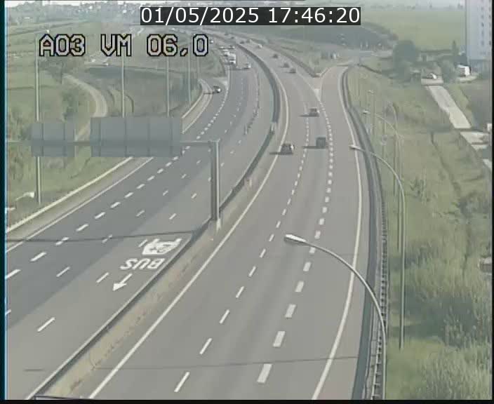 Traffic live webcam Luxembourg Aire de Berchem - A3 - BK 6 - direction France