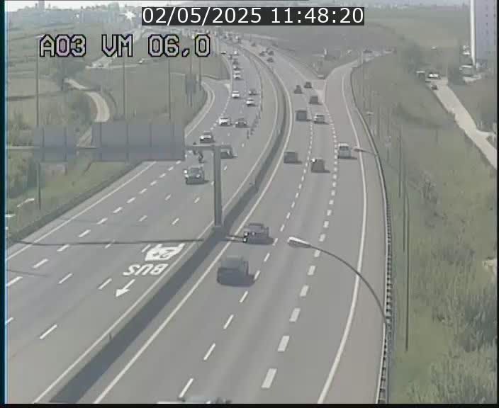 Traffic live webcam Luxembourg Aire de Berchem - A3 - BK 6 - direction France