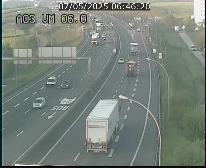 Traffic live webcam Luxembourg Aire de Berchem - A3 - BK 6 - direction France