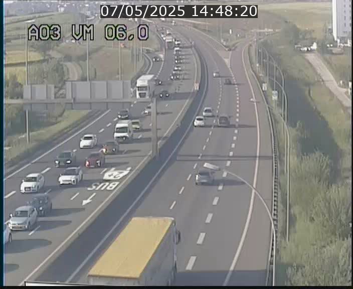 Traffic live webcam Luxembourg Aire de Berchem - A3 - BK 6 - direction France
