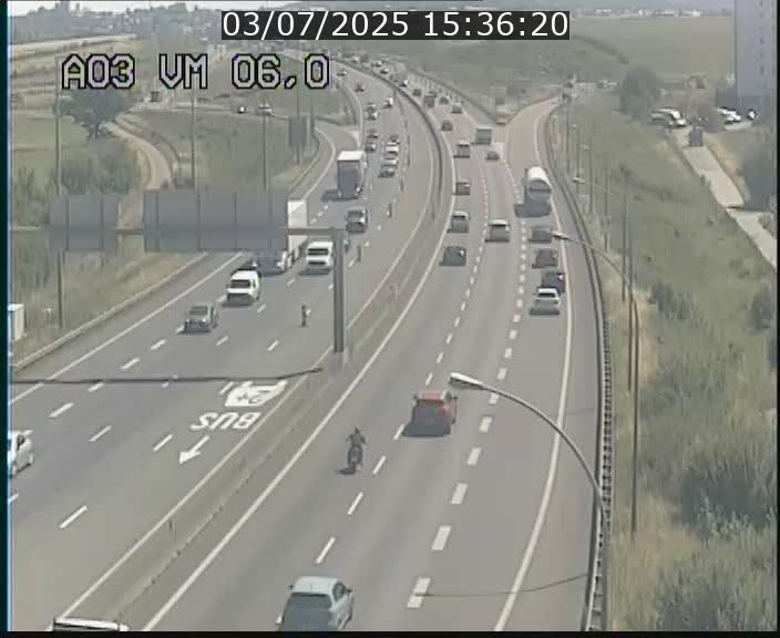 Traffic live webcam Luxembourg Aire de Berchem - A3 - BK 6 - direction France