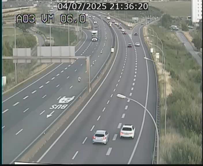Traffic live webcam Luxembourg Aire de Berchem - A3 - BK 6 - direction France
