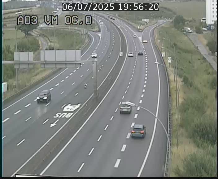 Traffic live webcam Luxembourg Aire de Berchem - A3 - BK 6 - direction France