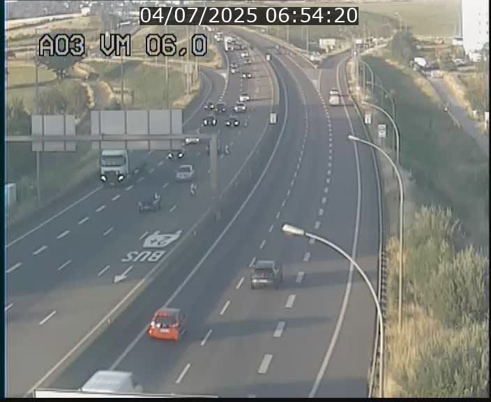 Traffic live webcam Luxembourg Aire de Berchem - A3 - BK 6 - direction France
