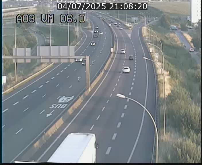 Traffic live webcam Luxembourg Aire de Berchem - A3 - BK 6 - direction France