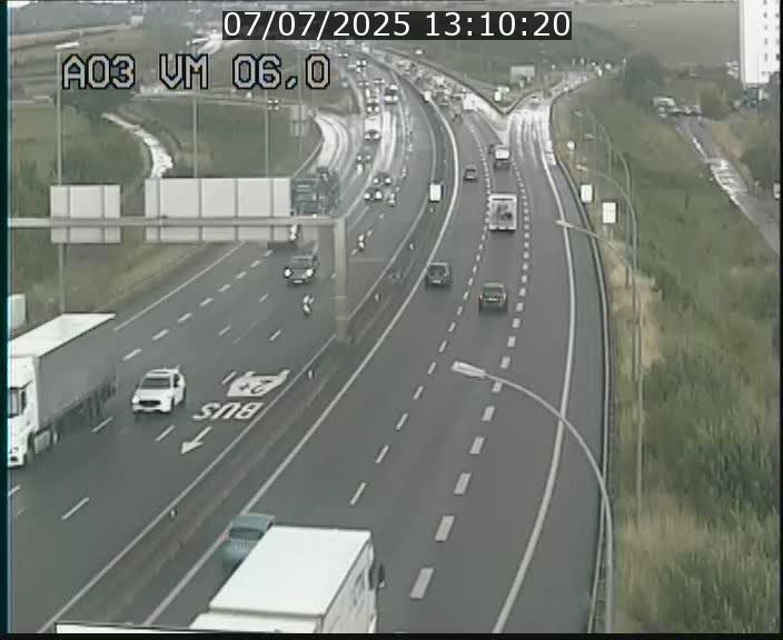 Traffic live webcam Luxembourg Aire de Berchem - A3 - BK 6 - direction France