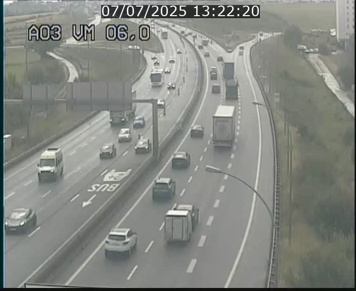 Traffic live webcam Luxembourg Aire de Berchem - A3 - BK 6 - direction France