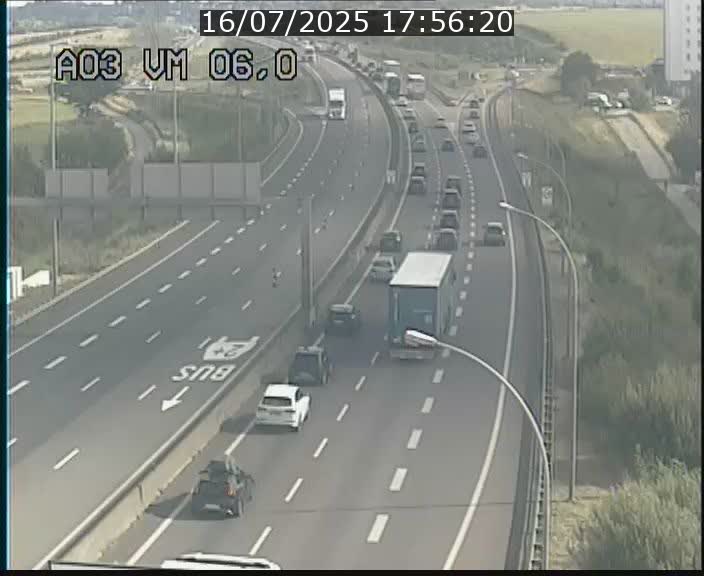 Traffic live webcam Luxembourg Aire de Berchem - A3 - BK 6 - direction France