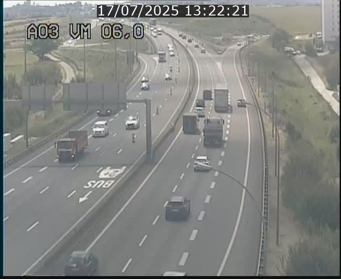 Traffic live webcam Luxembourg Aire de Berchem - A3 - BK 6 - direction France