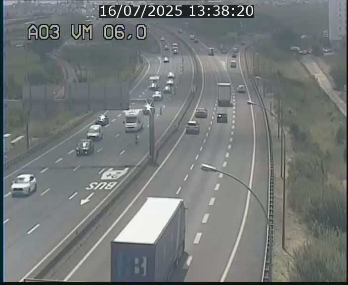 Traffic live webcam Luxembourg Aire de Berchem - A3 - BK 6 - direction France