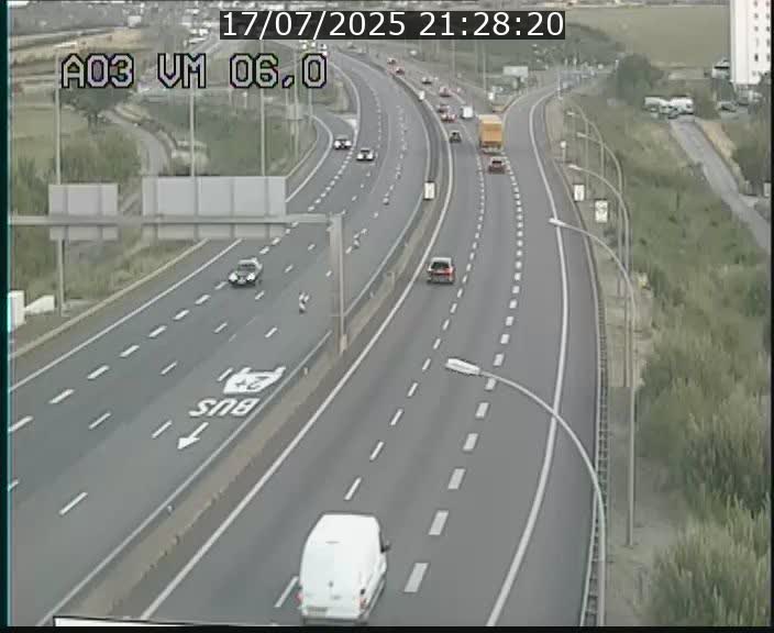 Traffic live webcam Luxembourg Aire de Berchem - A3 - BK 6 - direction France