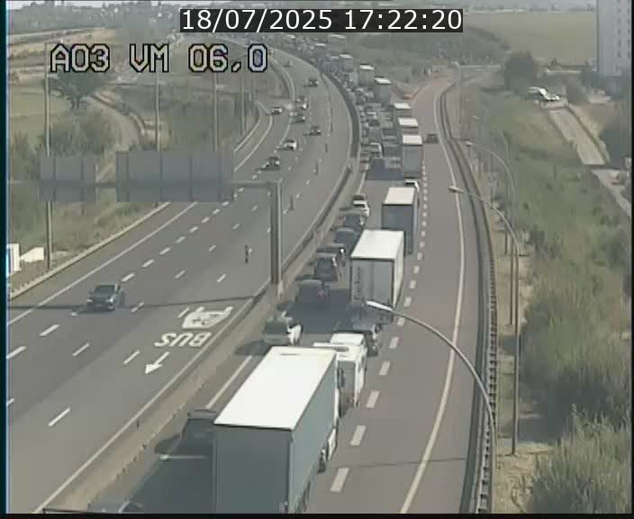 Traffic live webcam Luxembourg Aire de Berchem - A3 - BK 6 - direction France