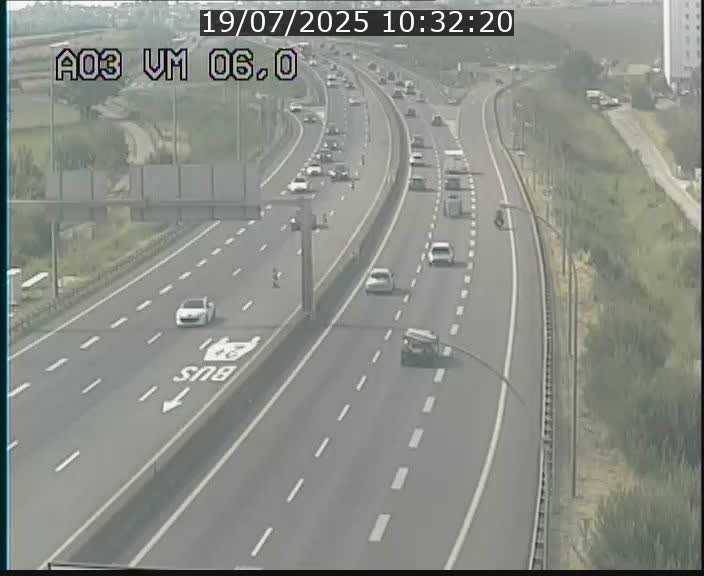 Traffic live webcam Luxembourg Aire de Berchem - A3 - BK 6 - direction France