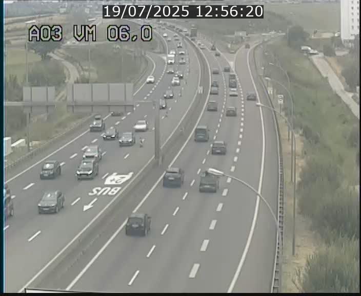 Traffic live webcam Luxembourg Aire de Berchem - A3 - BK 6 - direction France