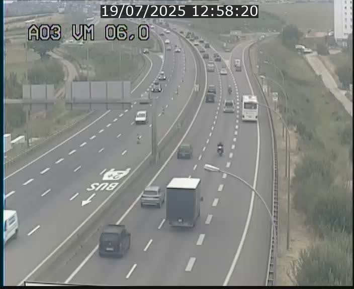 Traffic live webcam Luxembourg Aire de Berchem - A3 - BK 6 - direction France