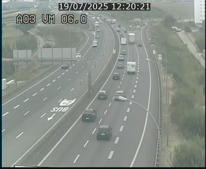 Traffic live webcam Luxembourg Aire de Berchem - A3 - BK 6 - direction France
