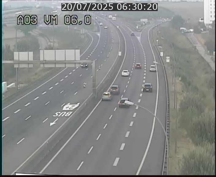 Traffic live webcam Luxembourg Aire de Berchem - A3 - BK 6 - direction France