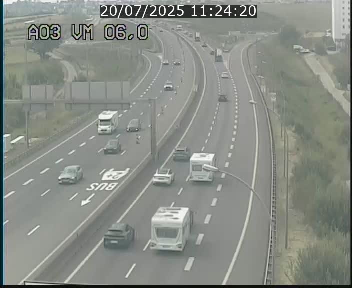 Traffic live webcam Luxembourg Aire de Berchem - A3 - BK 6 - direction France