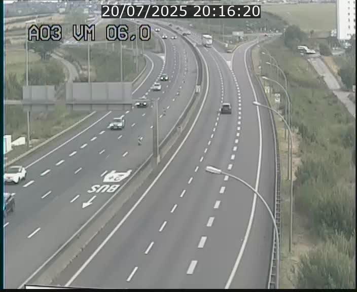 Traffic live webcam Luxembourg Aire de Berchem - A3 - BK 6 - direction France