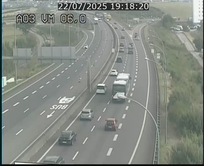 Traffic live webcam Luxembourg Aire de Berchem - A3 - BK 6 - direction France
