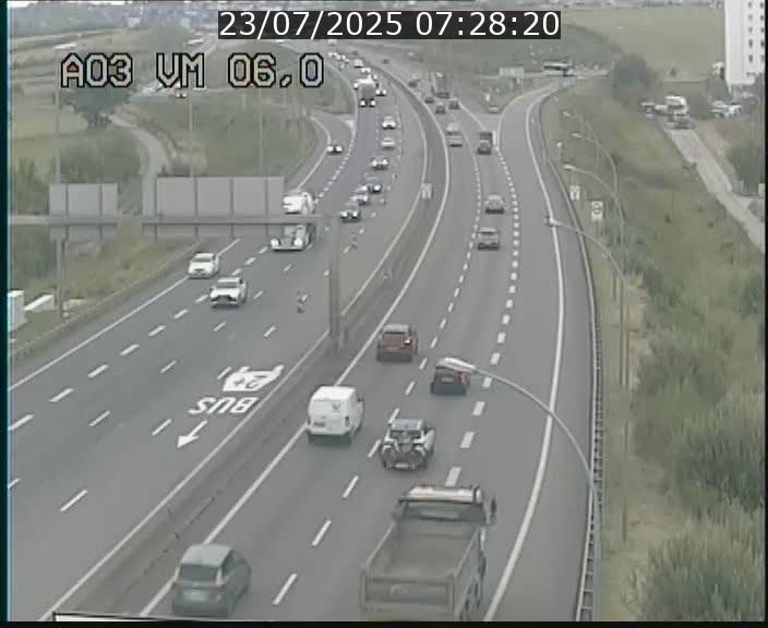 Traffic live webcam Luxembourg Aire de Berchem - A3 - BK 6 - direction France