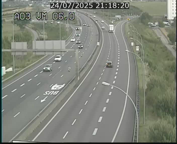 Traffic live webcam Luxembourg Aire de Berchem - A3 - BK 6 - direction France