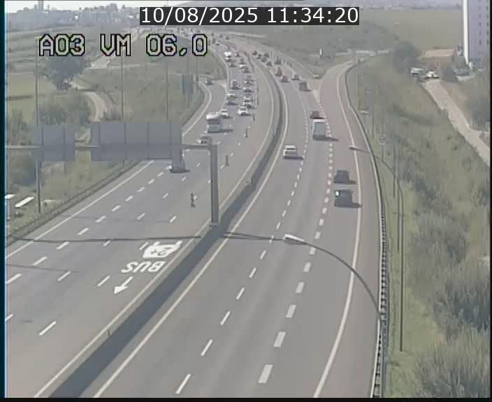 Traffic live webcam Luxembourg Aire de Berchem - A3 - BK 6 - direction France
