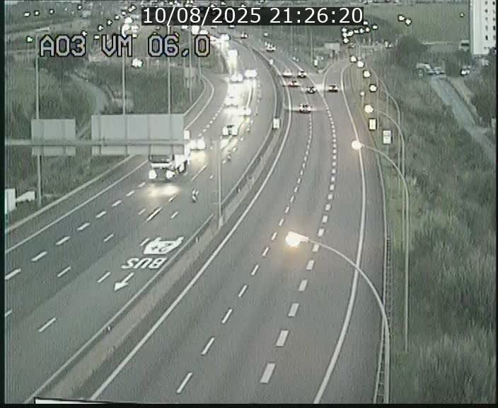 Traffic live webcam Luxembourg Aire de Berchem - A3 - BK 6 - direction France