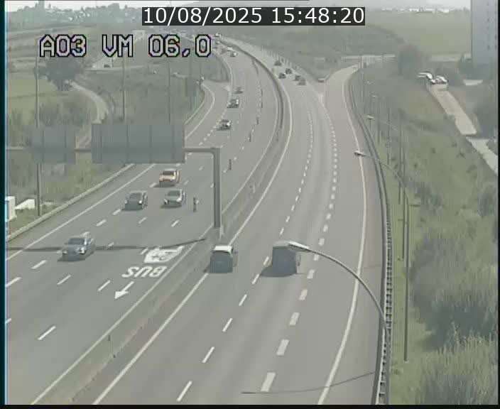 Traffic live webcam Luxembourg Aire de Berchem - A3 - BK 6 - direction France