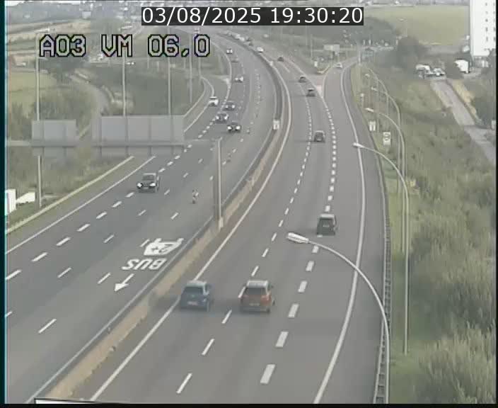 Traffic live webcam Luxembourg Aire de Berchem - A3 - BK 6 - direction France