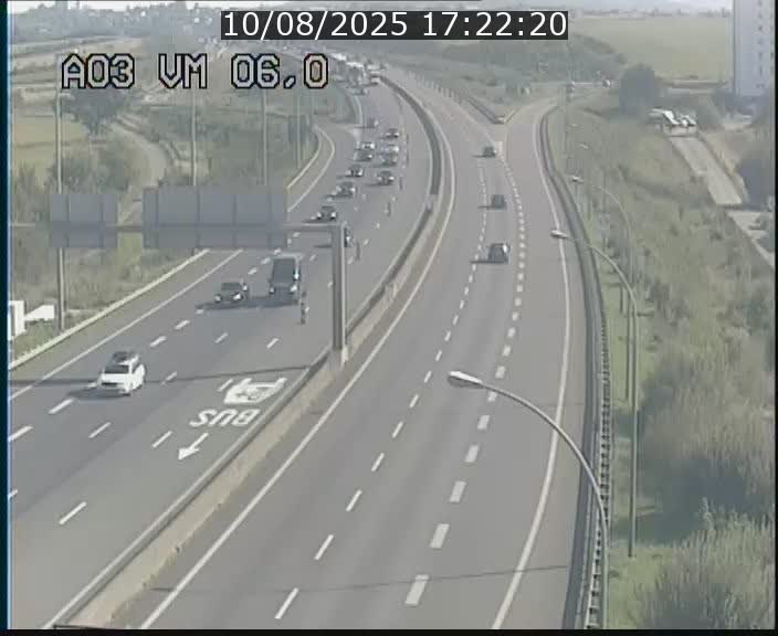 Traffic live webcam Luxembourg Aire de Berchem - A3 - BK 6 - direction France