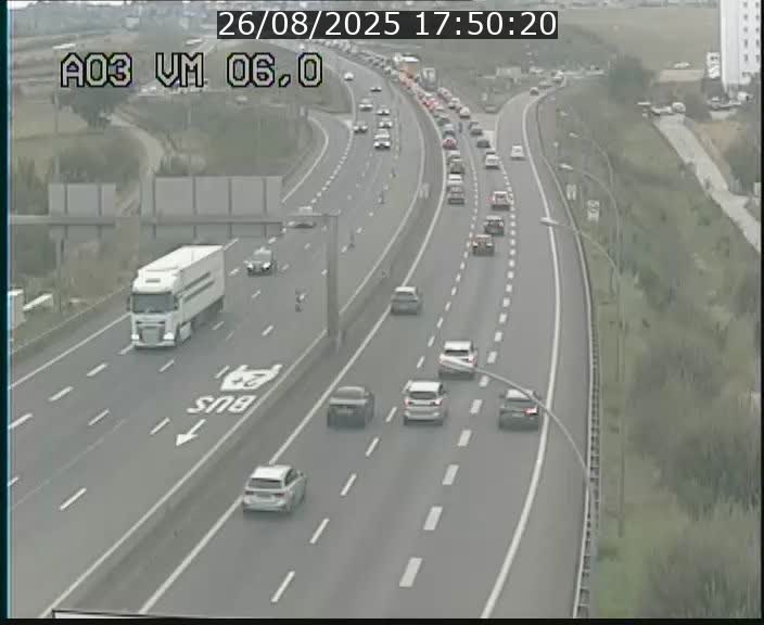 Traffic live webcam Luxembourg Aire de Berchem - A3 - BK 6 - direction France