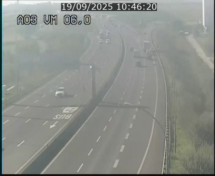 Traffic live webcam Luxembourg Aire de Berchem - A3 - BK 6 - direction France
