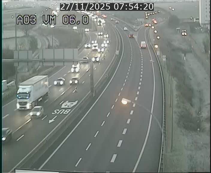 <h2>Traffic live webcam Luxembourg Aire de Berchem - A3 - BK 6 - direction France</h2>