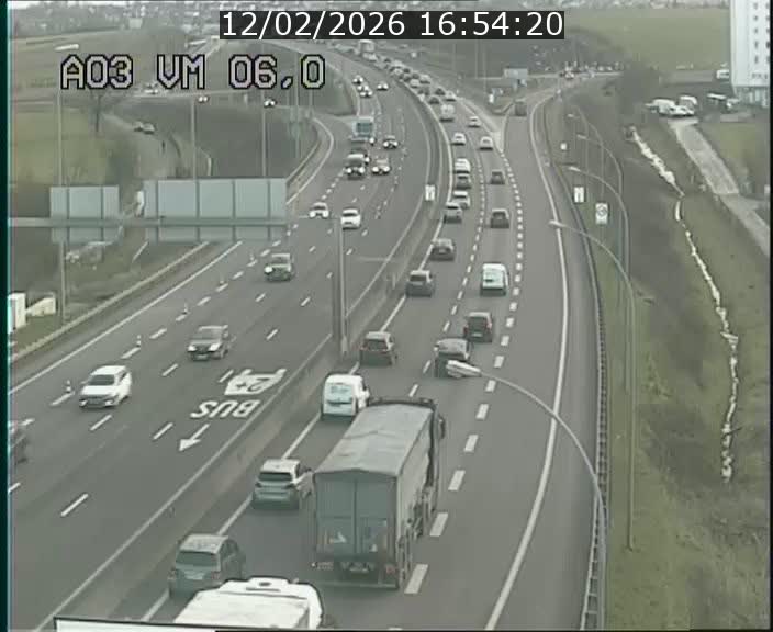 <h2>Traffic live webcam Luxembourg Aire de Berchem - A3 - BK 6 - direction France</h2>