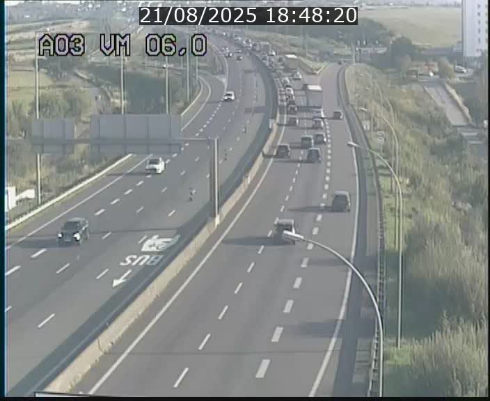 <h2>Traffic live webcam Luxembourg Aire de Berchem - A3 - BK 6 - direction France</h2>