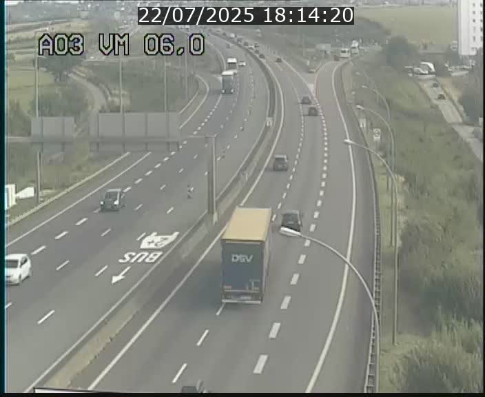 <h2>Traffic live webcam Luxembourg Aire de Berchem - A3 - BK 6 - direction France</h2>