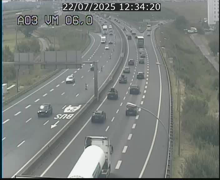 <h2>Traffic live webcam Luxembourg Aire de Berchem - A3 - BK 6 - direction France</h2>