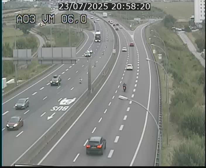 Traffic live webcam Luxembourg Aire de Berchem - A3 - BK 6 - direction France