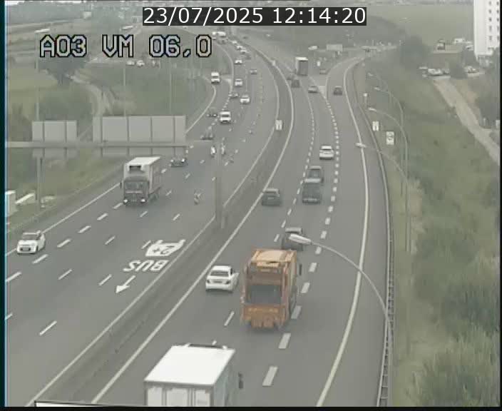 <h2>Traffic live webcam Luxembourg Aire de Berchem - A3 - BK 6 - direction France</h2>