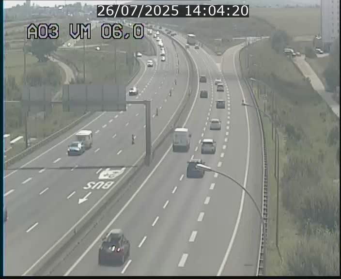 <h2>Traffic live webcam Luxembourg Aire de Berchem - A3 - BK 6 - direction France</h2>