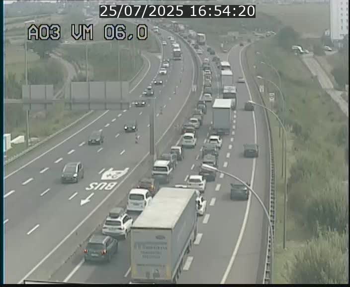<h2>Traffic live webcam Luxembourg Aire de Berchem - A3 - BK 6 - direction France</h2>