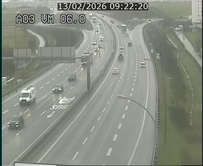 <h2>Traffic live webcam Luxembourg Aire de Berchem - A3 - BK 6 - direction France</h2>