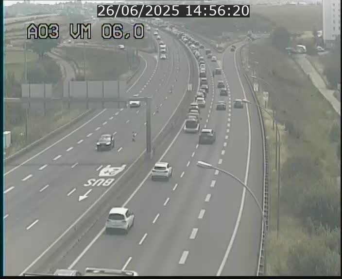 <h2>Traffic live webcam Luxembourg Aire de Berchem - A3 - BK 6 - direction France</h2>