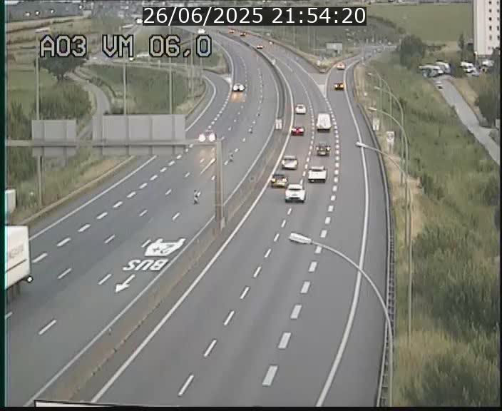 <h2>Traffic live webcam Luxembourg Aire de Berchem - A3 - BK 6 - direction France</h2>